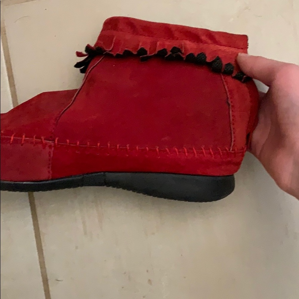 Red booties - Picture 3 of 4